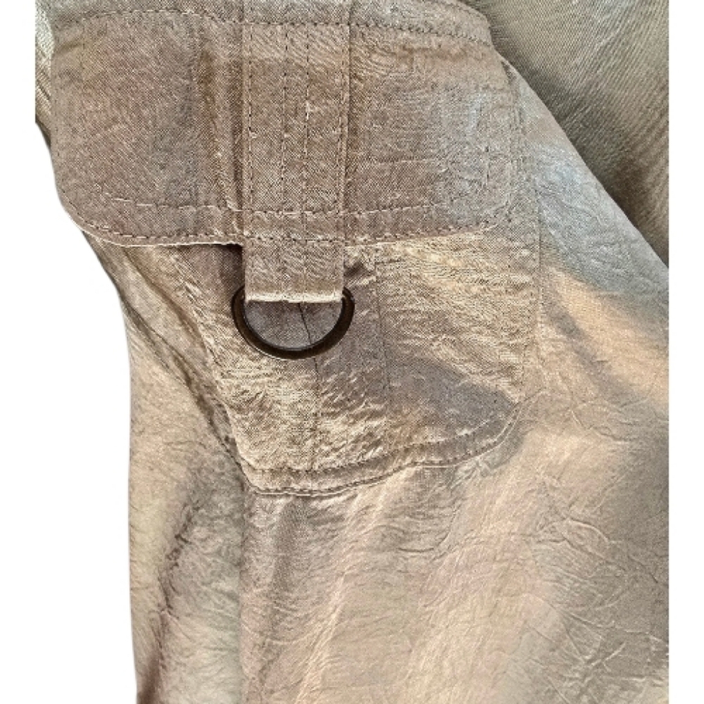 Women's Gold/Cream Bomber Jacket - Picture 5 of 5